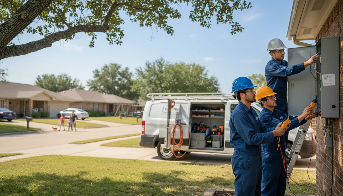 Certified electrician providing emergency electrical services in Kenefic, OK